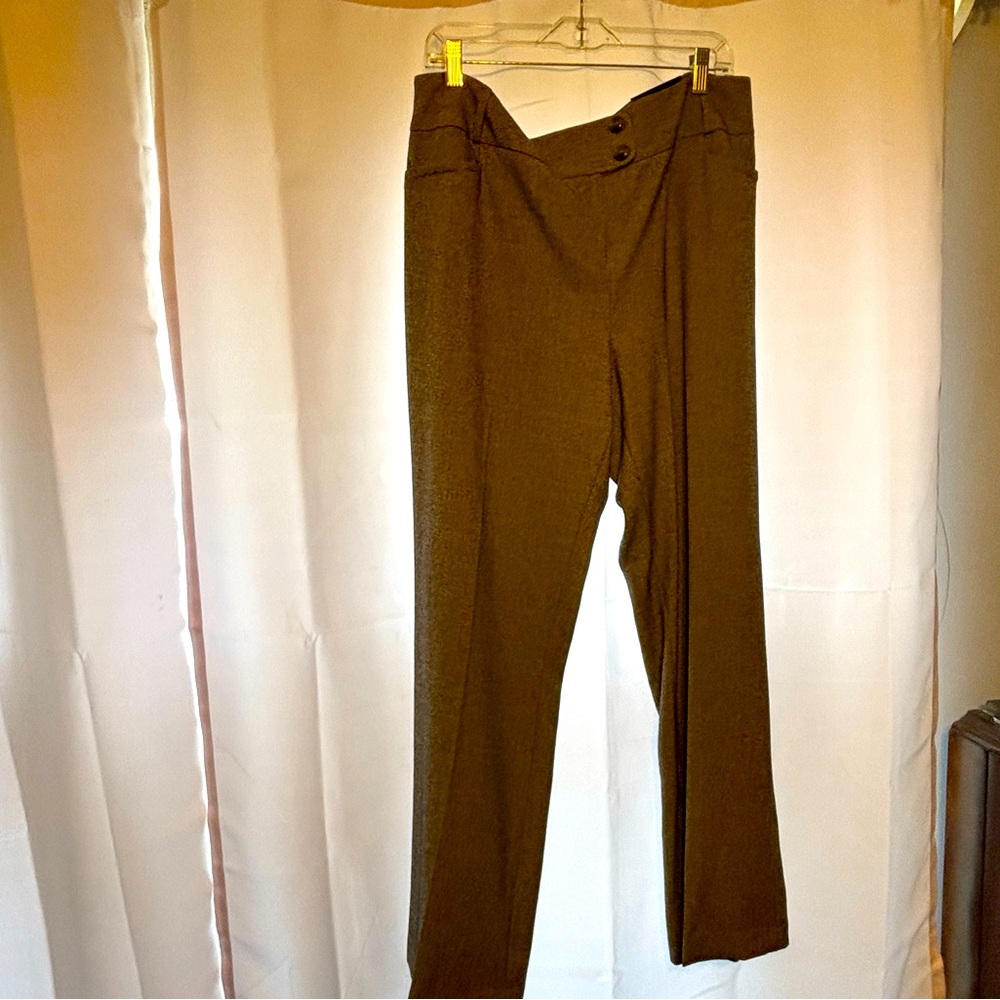 Brown High-Waisted Trousers